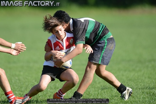 2015-05-16 Rugby Lyons Settimo Milanese U14-Rugby Monza 1455